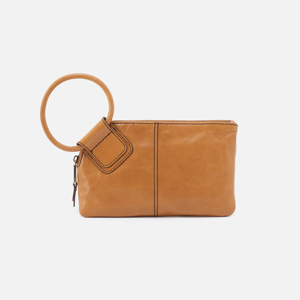 Sable Wristlet in Polished Leather