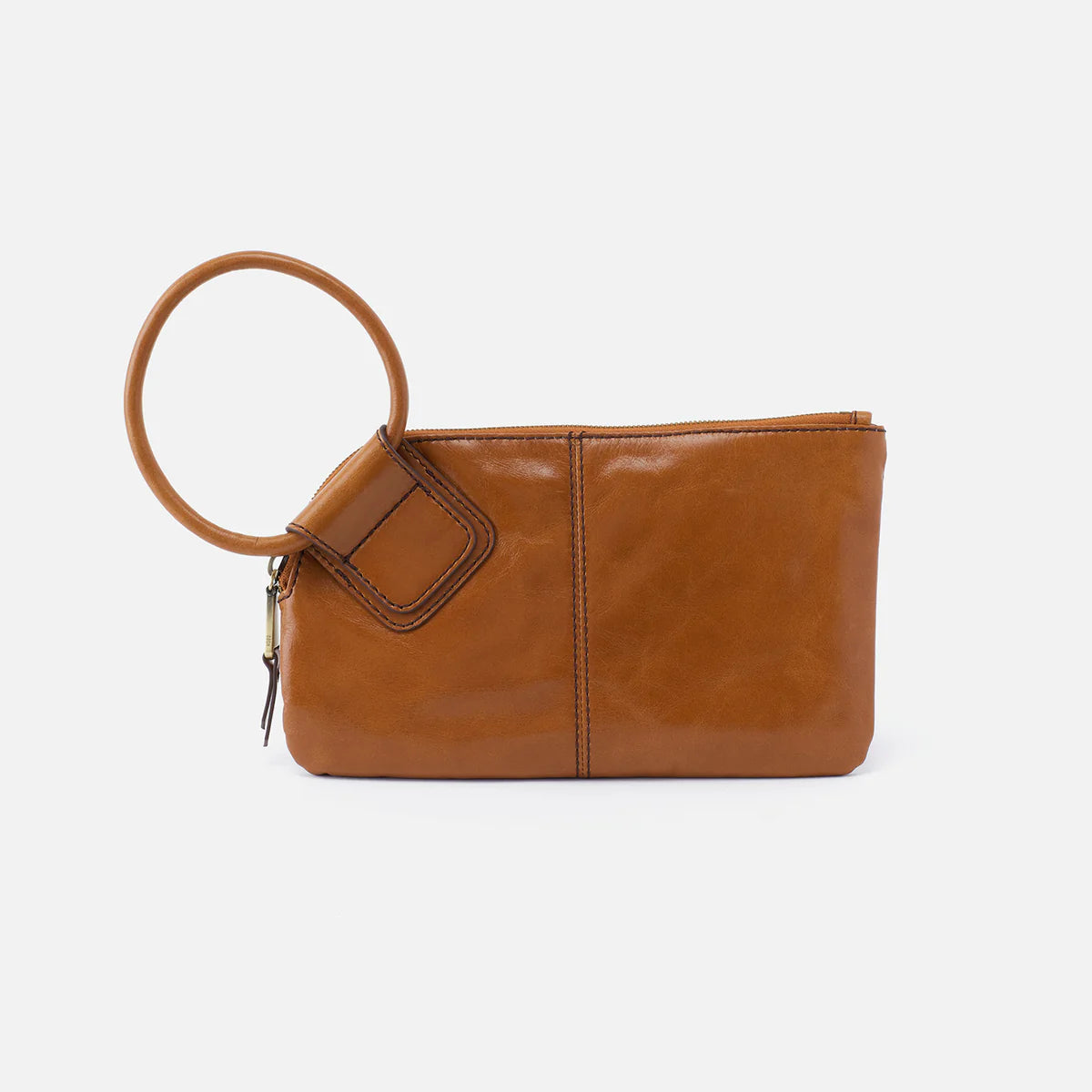 Sable Wristlet in Polished Leather