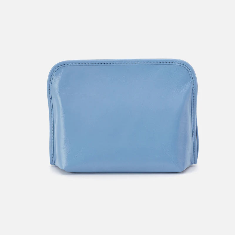 Beauty Cosmetic Pouch In Polished Leather