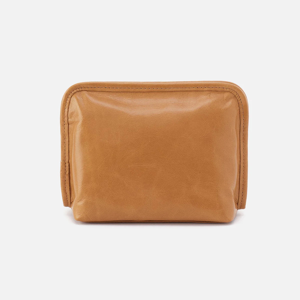 Beauty Cosmetic Pouch In Polished Leather