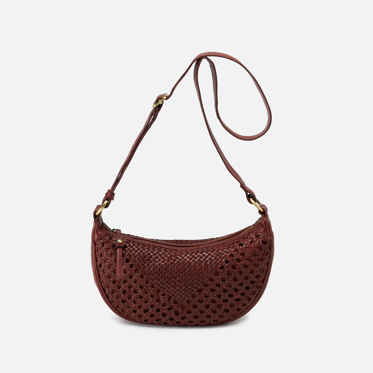 Hazel Sling In Woven Leather