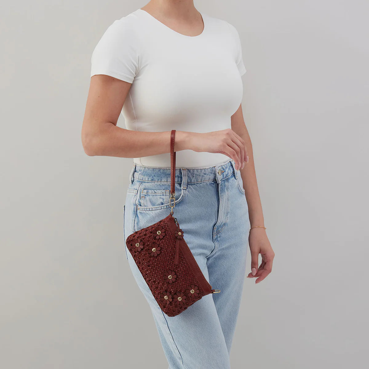 Darcy Crossbody In Woven Leather