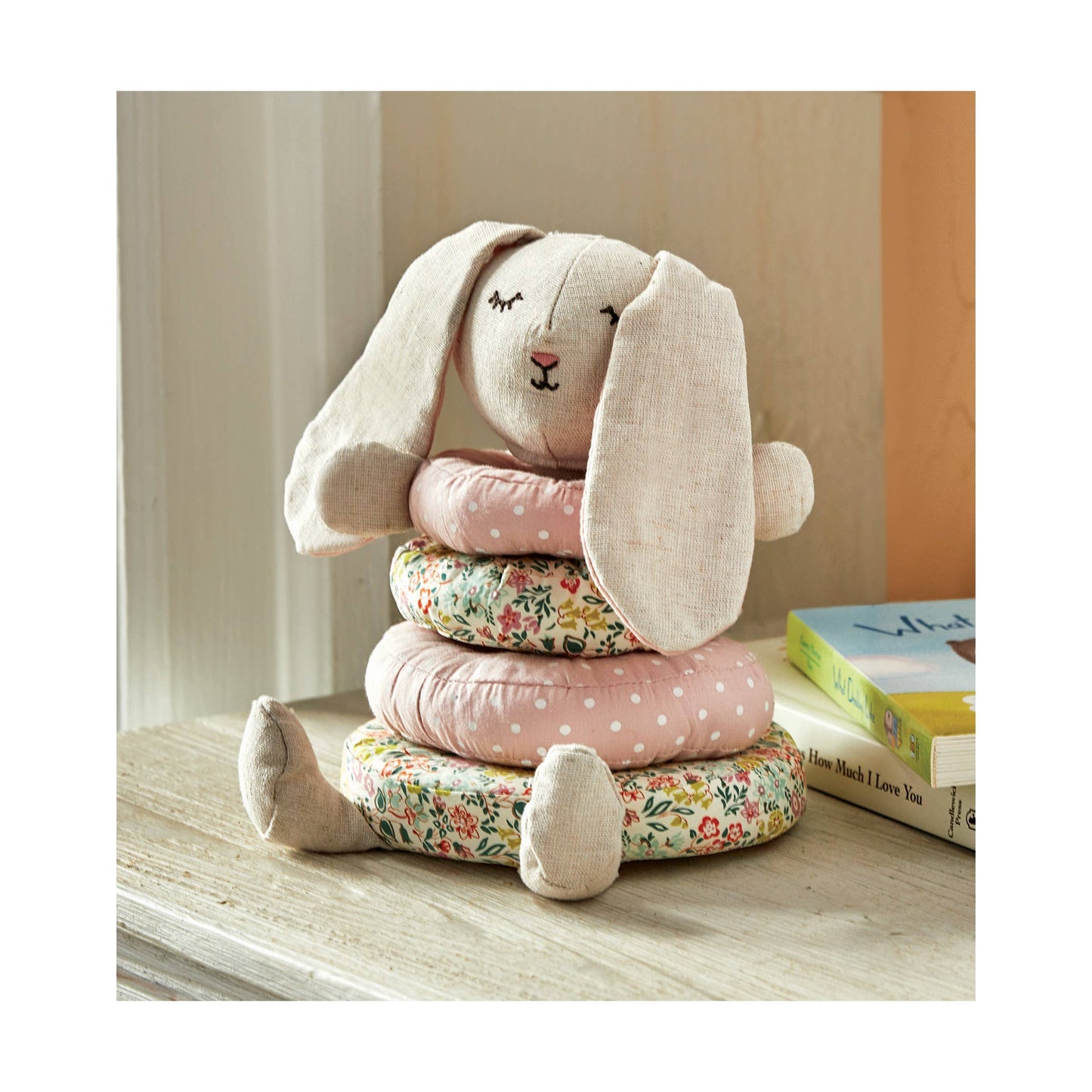 Bunny Stacker Plush Toy Multi Cotton