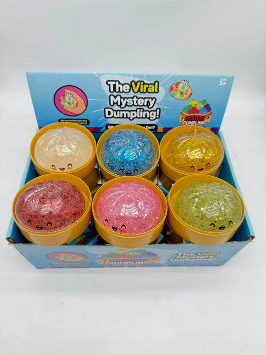 Glitter Dumpling Squishy Quick Rebound Fidget Stress Toy