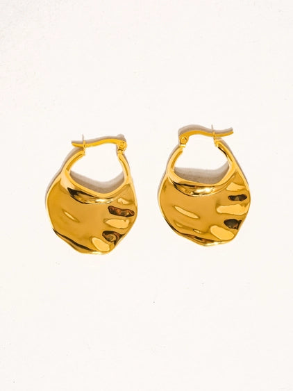 Jinni 18K Gold Classic Hoop Earring