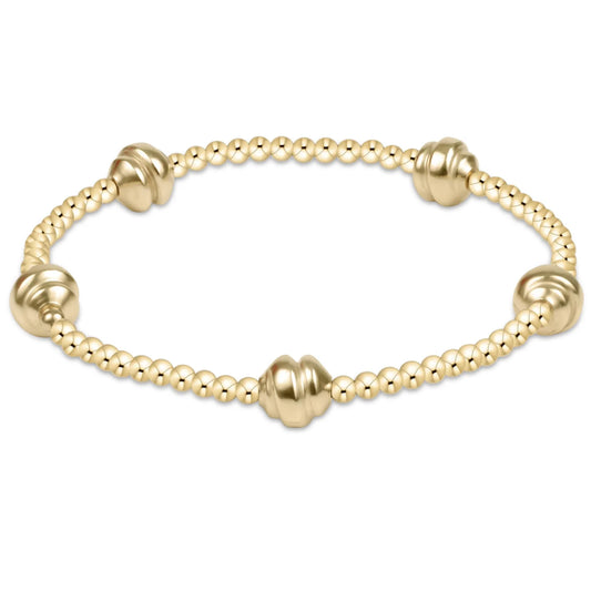 Admire Small Gold 2.5mm Bead Bracelet- Gold