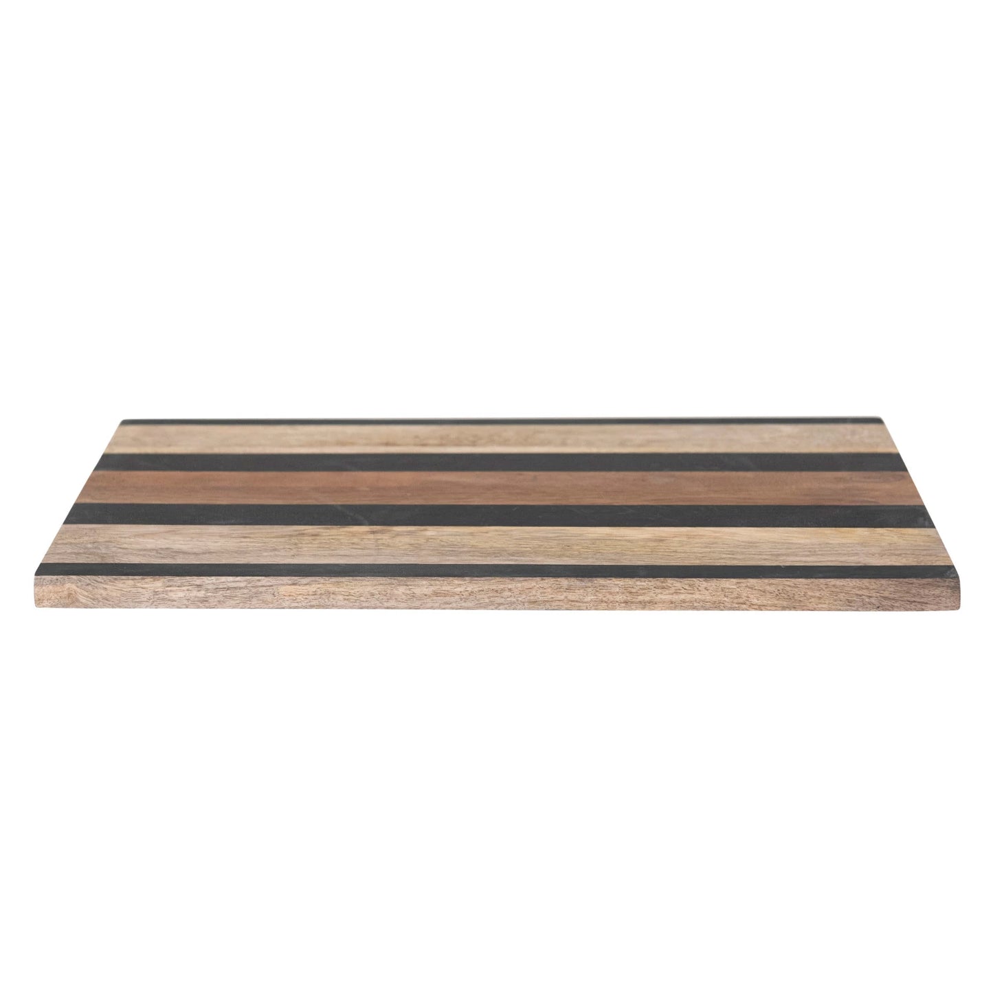 Mango Wood Cheese/Cutting Board w/Stripes