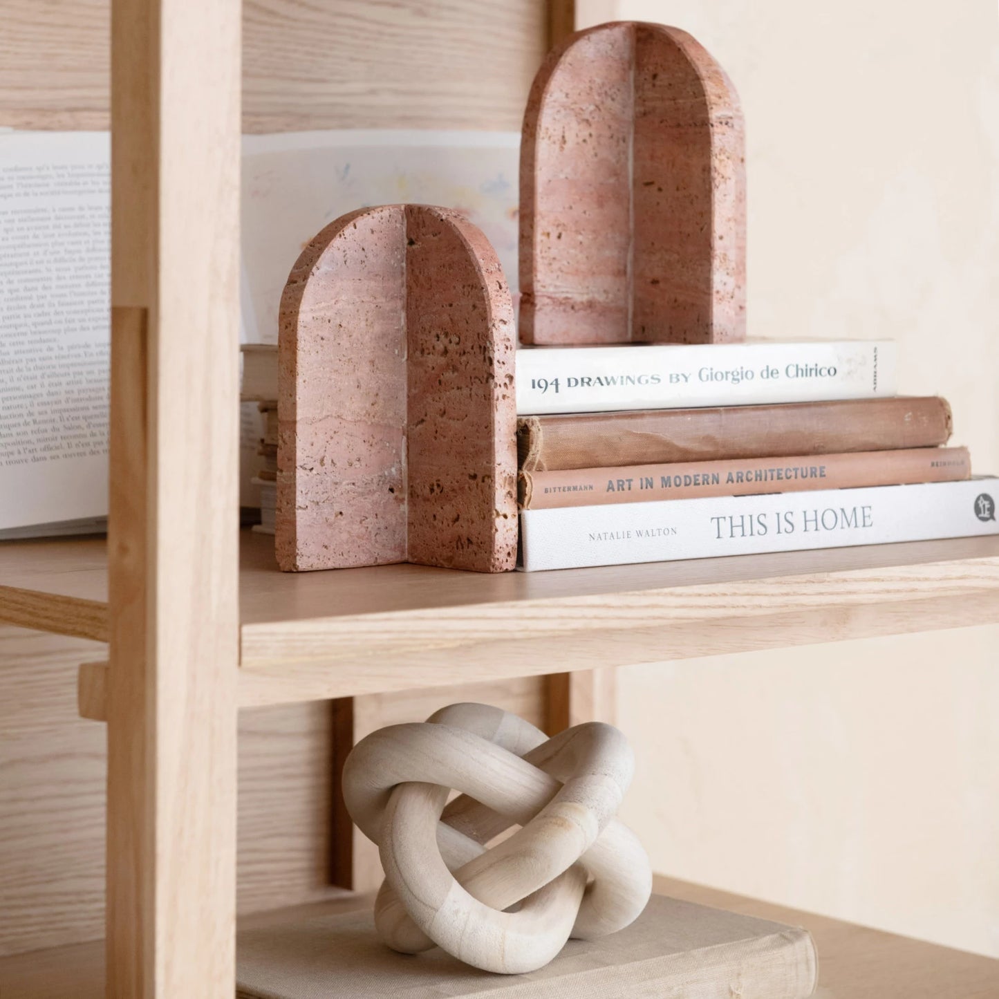 Pine Wood Chain Decor w/3 Links