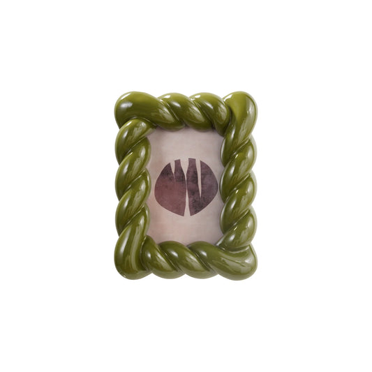 Resin Twisted Photo Frame (Holds 4" x 6" Photo)