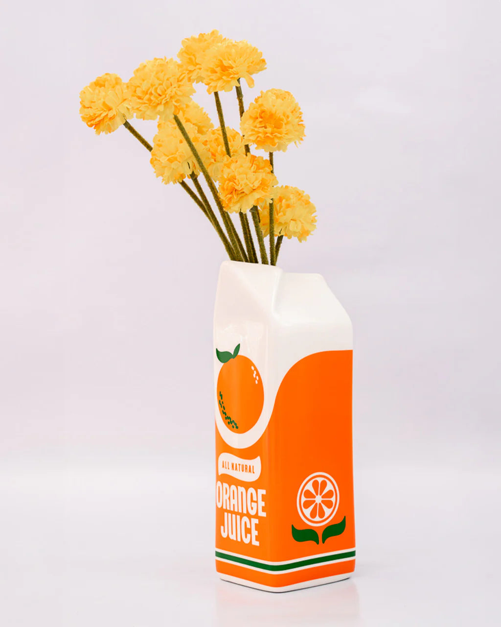Ceramic Vase, Orange Juice