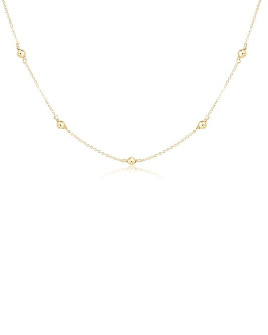 15" Choker Simplicity Chain Gold - Classic 4mm Gold