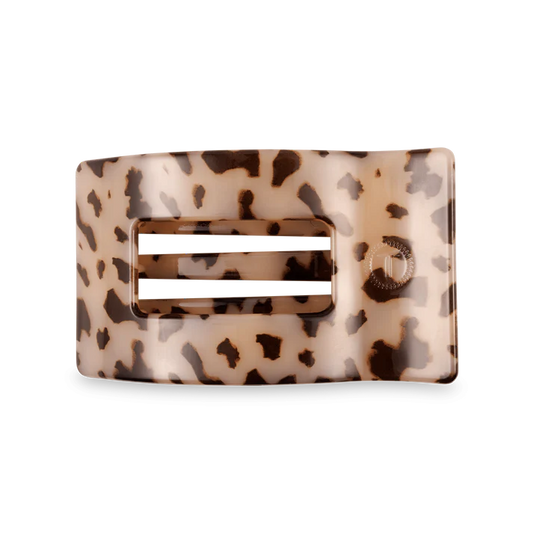 Blond Tortoise Flat Rectangle Hair Clip