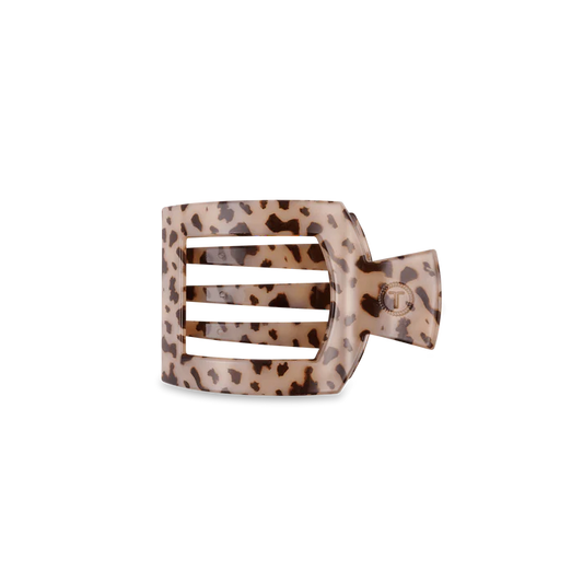 Blonde Tortoise Flat Square Hair Clip