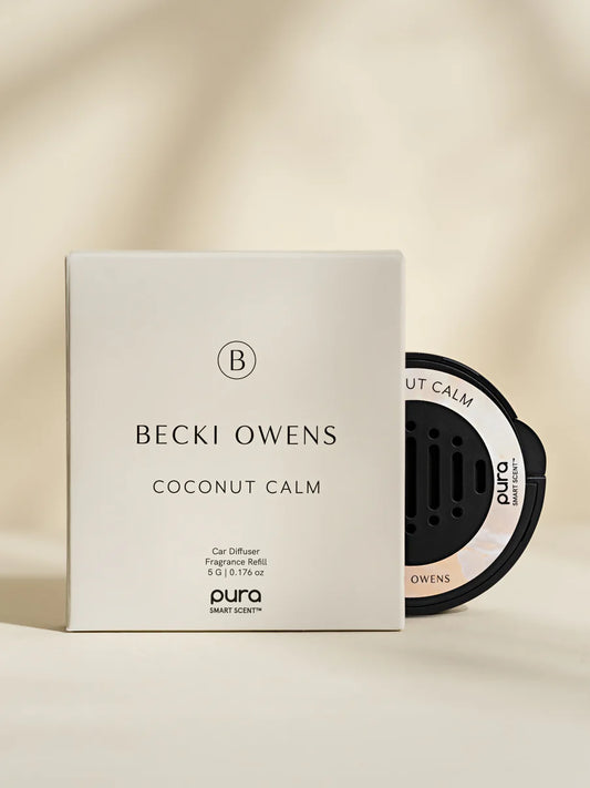 Coconut Calm - Car Diffuser Fragrance Refill - Becki Owens
