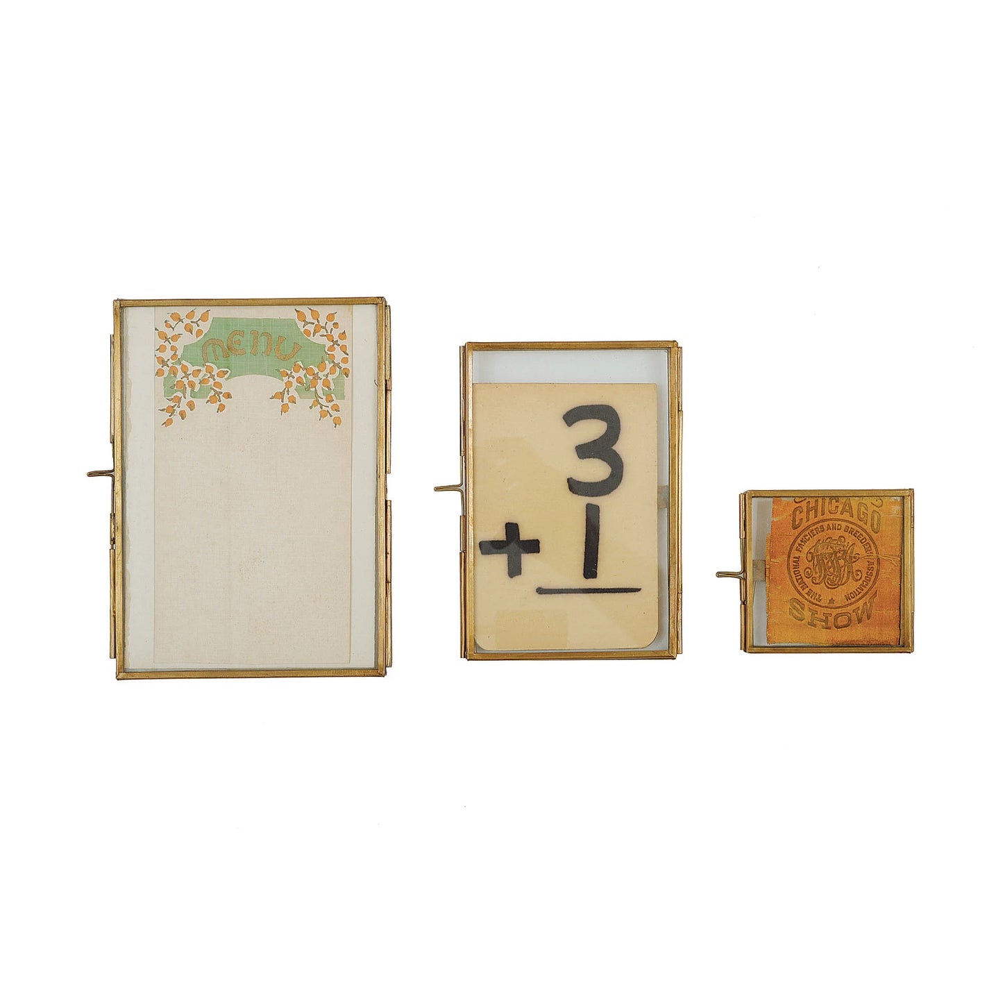 Brass & Glass Photo Frame