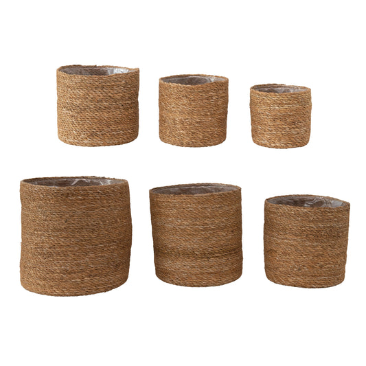 Hand-Woven Baskets set of 6