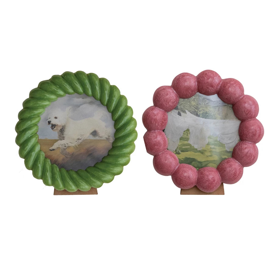 Resin Ball/Twisted Photo Frame