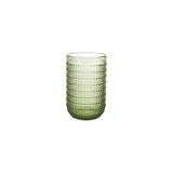 12 oz. Drinking Glass with Raised Dots, Green