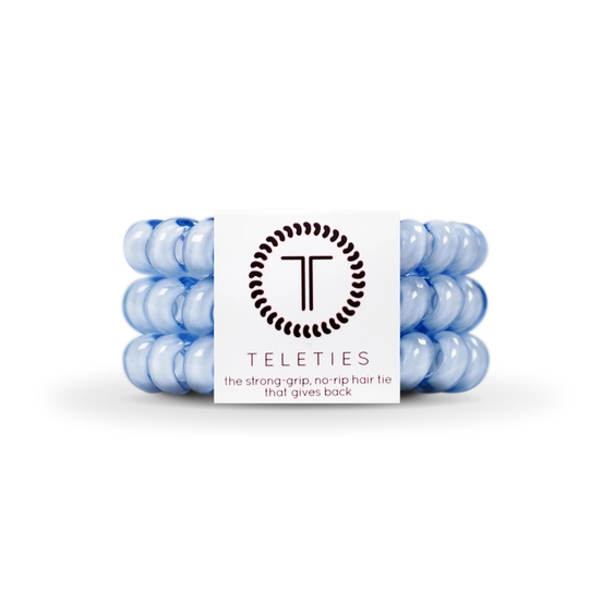 Washed Denim Hair Ties Large