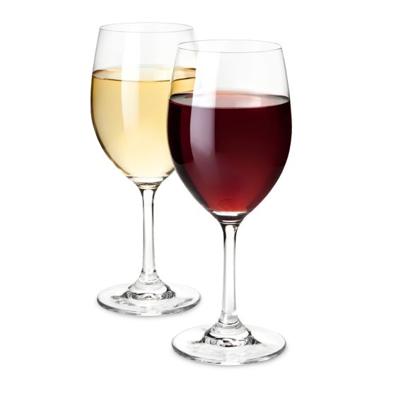 Taste Set of Four Red and White Tasting Glasses