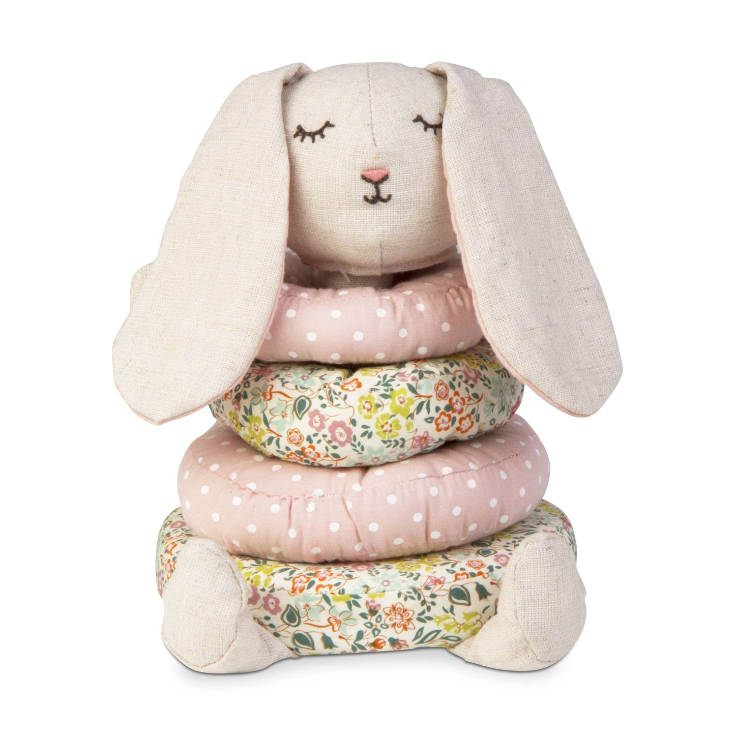 Bunny Stacker Plush Toy Multi Cotton