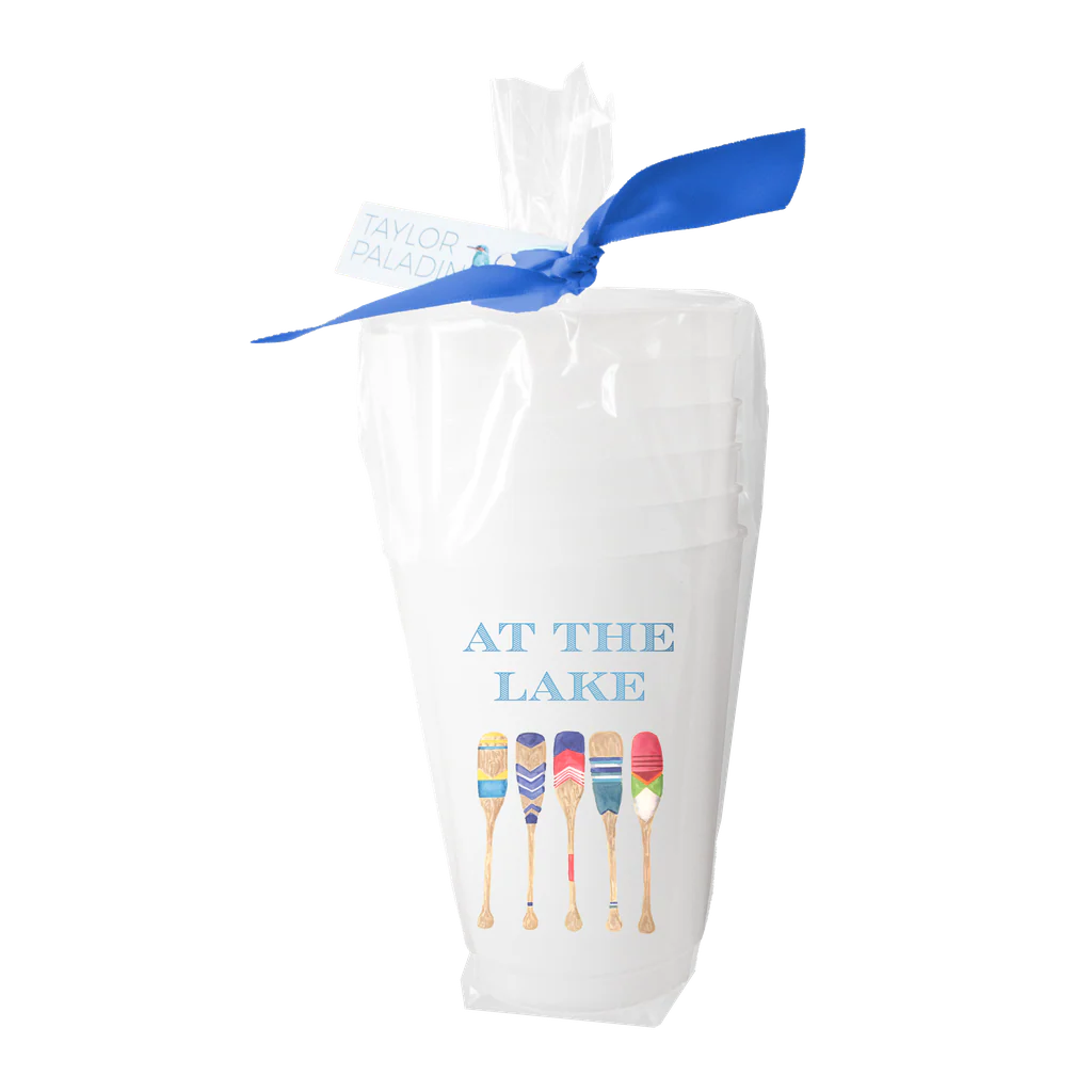Paddles "At the Lake" Frosted Cups