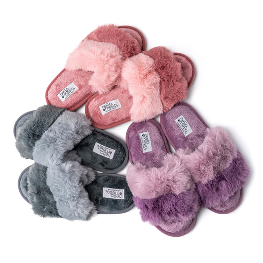 Cotton Candy Puffy Slippers
