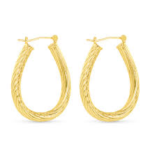 Gold Polished Ramsey Earrings