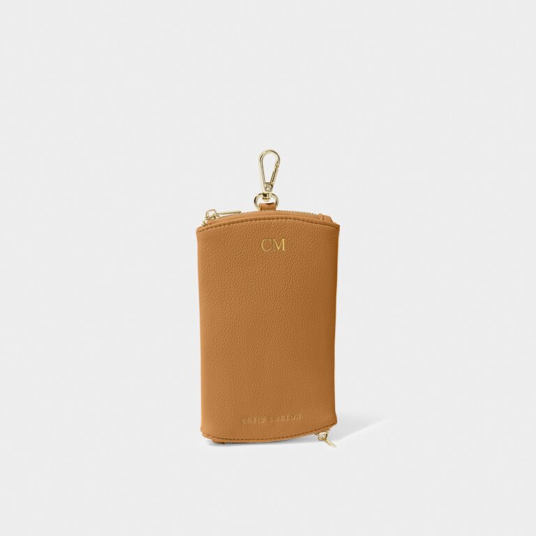 Clip On Sunglasses Case Tan