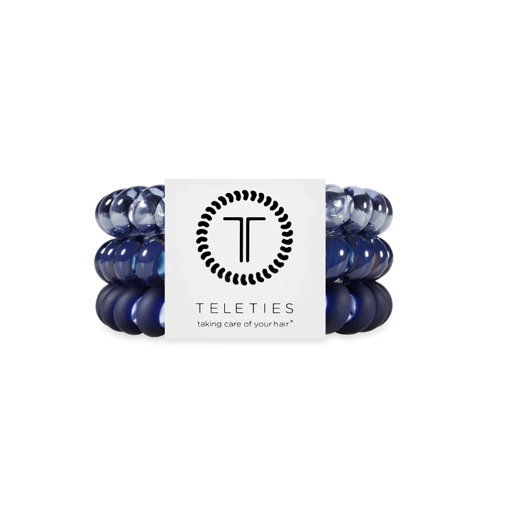 Nightfall Navy Large Hair Ties