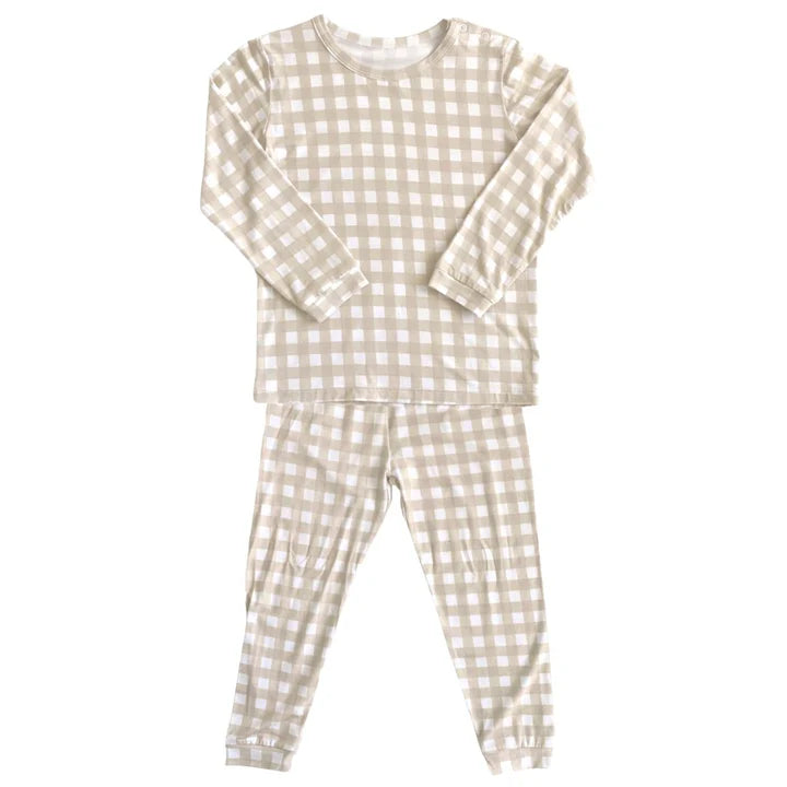Toddler Pajama Set in Gingham