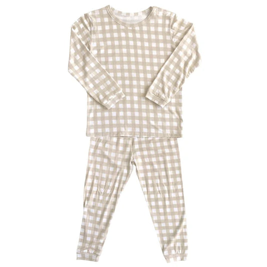 Toddler Pajama Set in Gingham