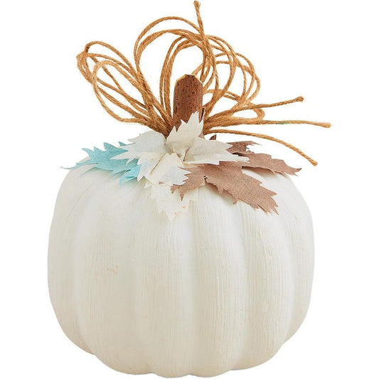 White Pastel Pumpkin Sitter
