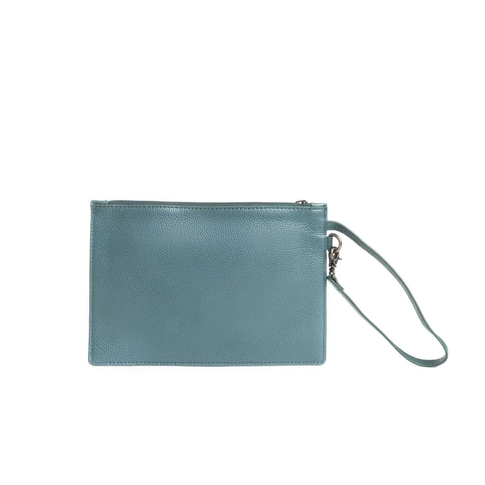 Canyon Colours Clutch Bag in Teal