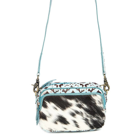 Tilla's Mine Trail Shoulder Bag in Turquoise & Black