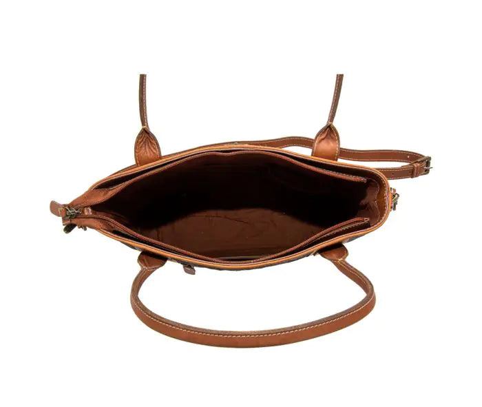 Clayburn Canvas Hairon Bag