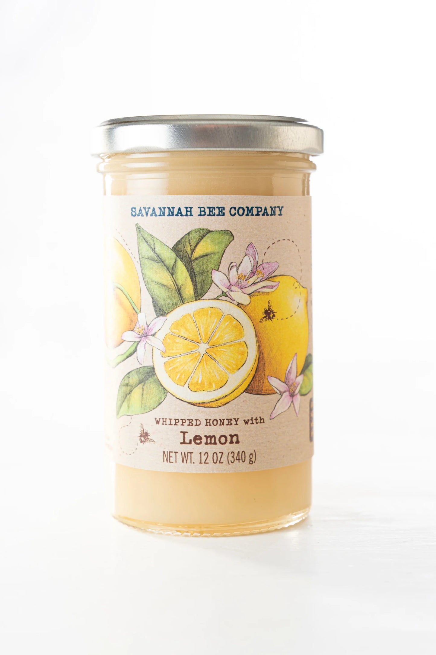 Savannah Bee Whipped Honey w/Lemon - 3 Oz.