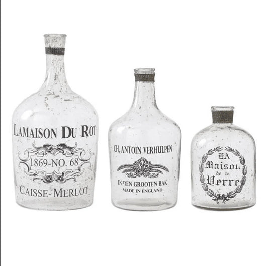 Clear Mercury Glass Medium