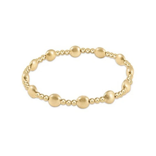 Extends Honesty Sincerity Gold 6mm Bracelet