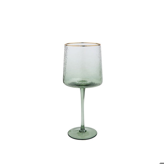 Giselle Green Red Wine Glass