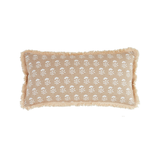 Block Print Lumbar Pillow