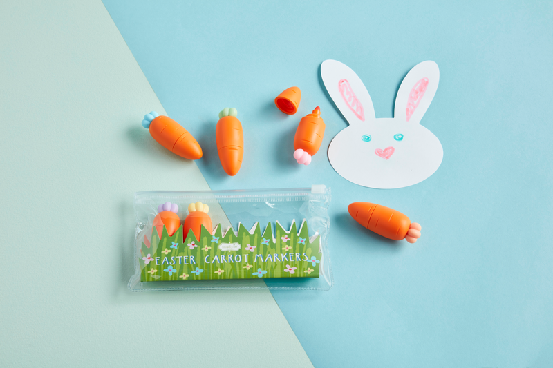 Easter Carrot Shaped Markers