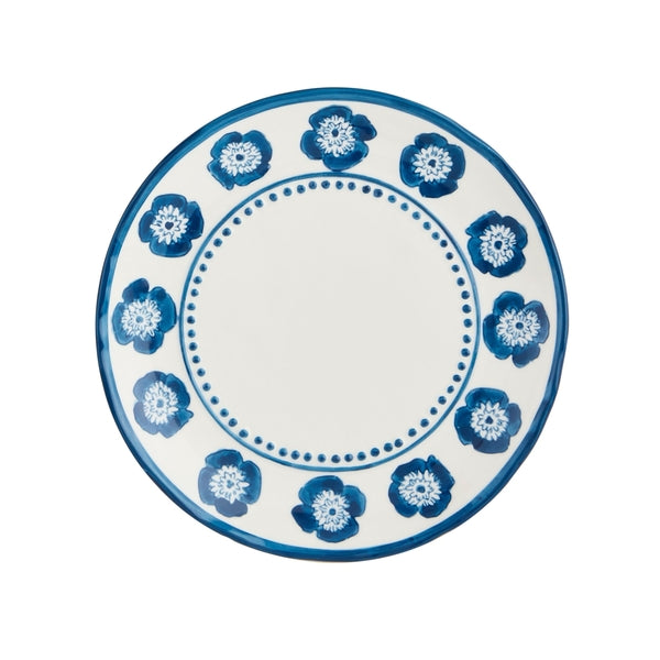 Flower Rim Salad Plate