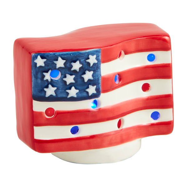 Americana Flag Light Up Sitter