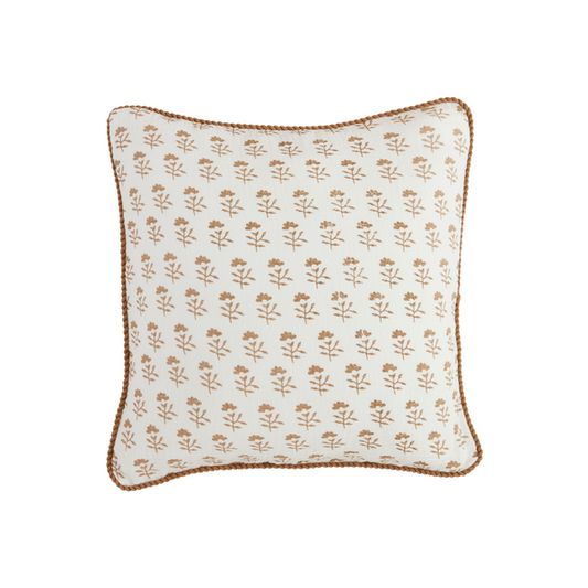 Block Print Square Pillow