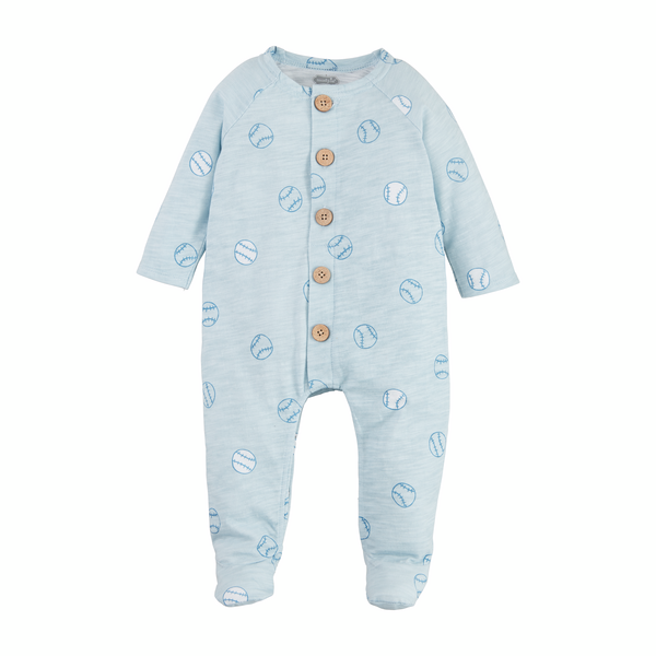Baseball Print Baby Sleeper