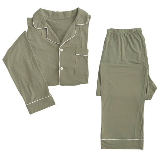 Women's Long Sleeve Pajama Set in Sage